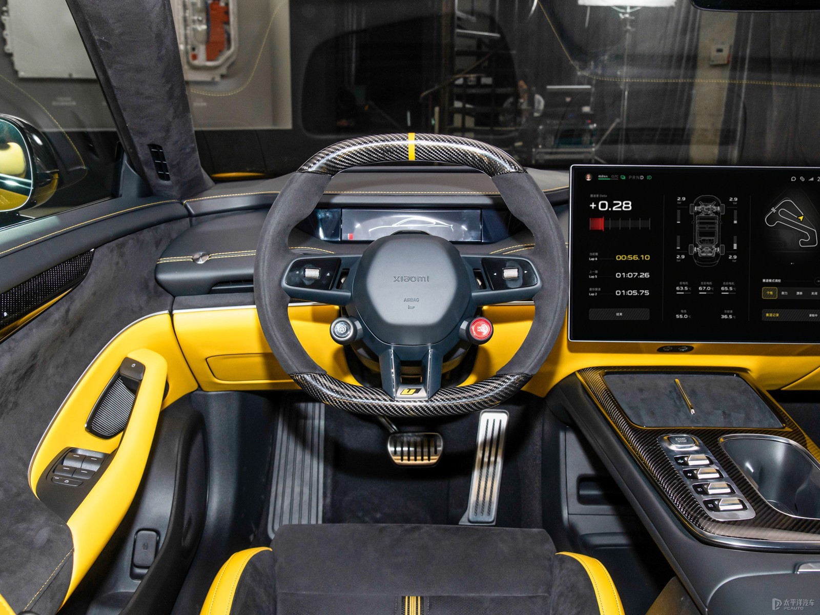 xiaomi su7 interior view