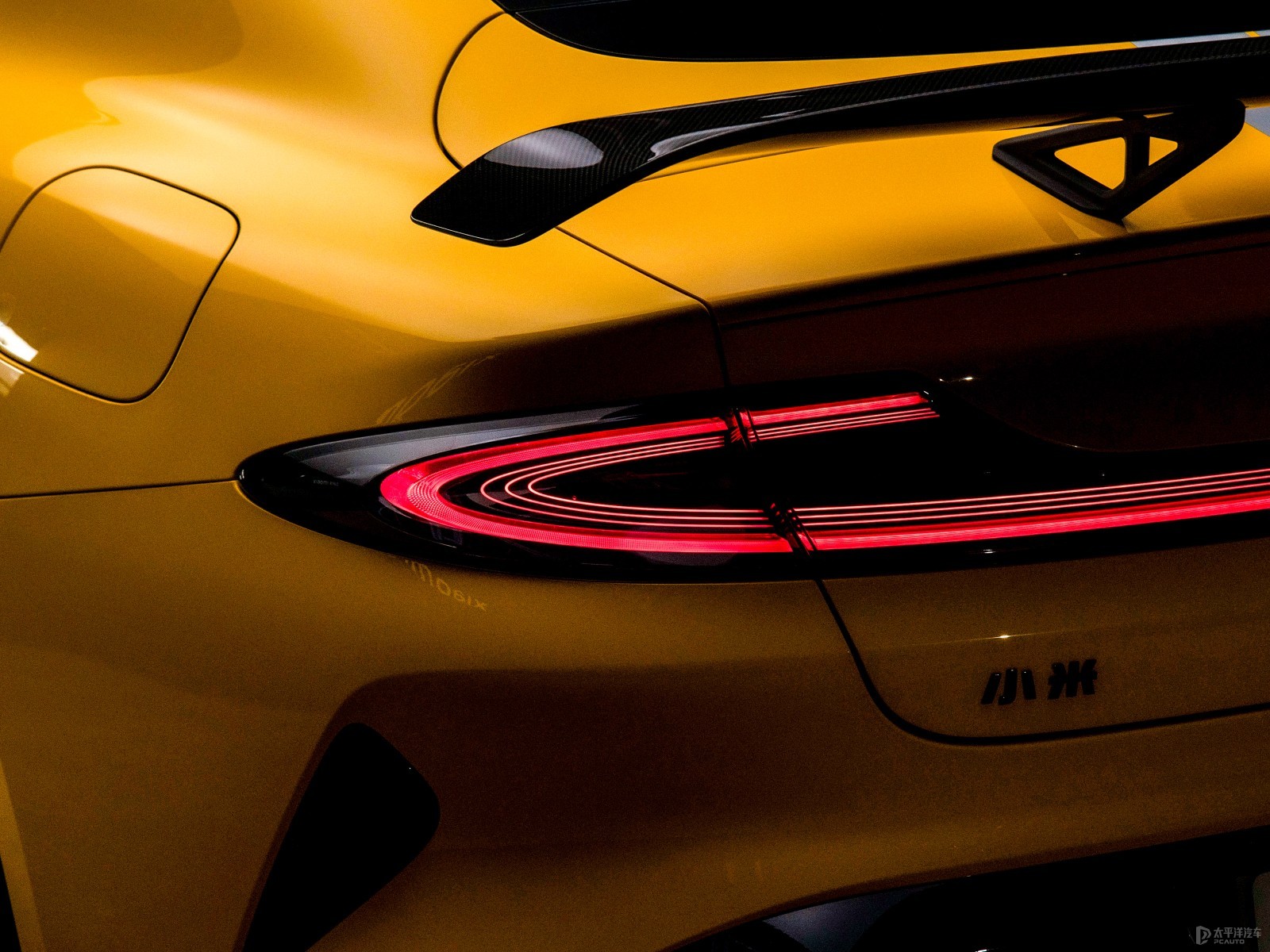 Xiaomi SU7 Rear Profile view